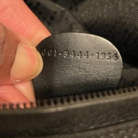 GUCCI AUTHENTIC EUC XL HOBO NYLON WITH LEATHER TRIM BAG - Picture 13 of 14